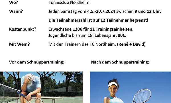 Zu den Newsdetails: Schnuppertraining 2024